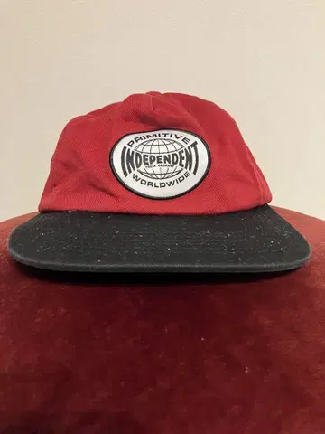 independent Primitive 빨검 스냅백 캡