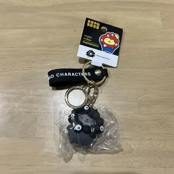 폼폼푸딩 아크릴 키링 블랙
