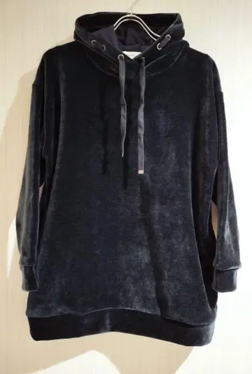 골든 베어 벨로아 후드티 후드 부착 광택 네이비