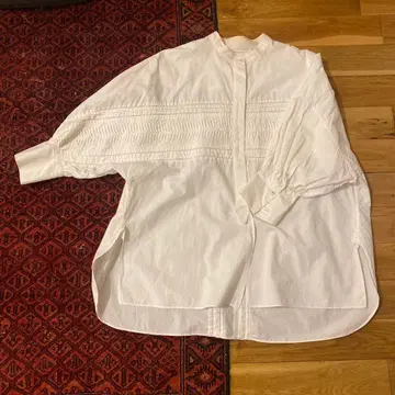 Pheeta. 코튼 긴팔 셔츠 화이트