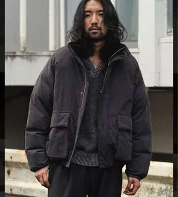 shiun SOFT BRUSHED PUFFER JACKET 24AW XS