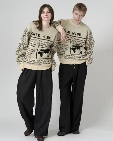 NEWS PAPER DESIGN SHORT KNIT