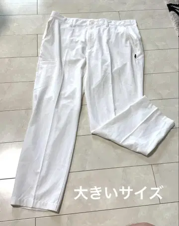 뉴발란스 골프웨어 화이트 치노 팬츠