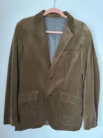 Eddie Bauer 브라운 코듀로이 테일러드 자켓 S