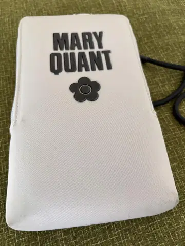 MARY QUANT 스마트폰 숄더백 그레이