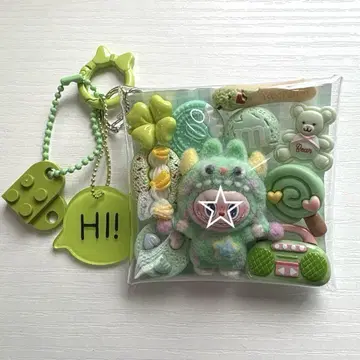 가챠 파우치 몬스터 그린