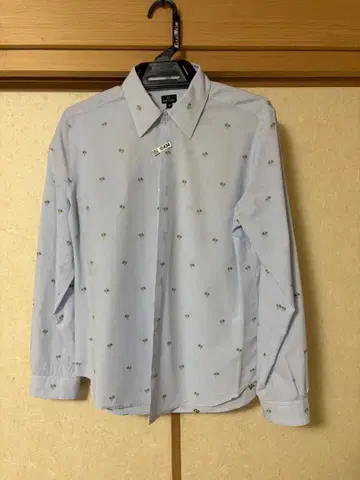PS Paul Smith 스카이블루 야자수 자수 S