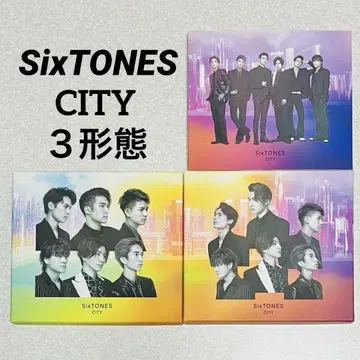 SixTONES 앨범 CITY 3형태 묶음 판매