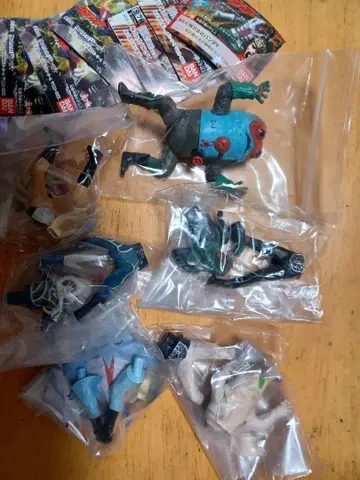 HG 가면라이더 괴인 6체 세트!