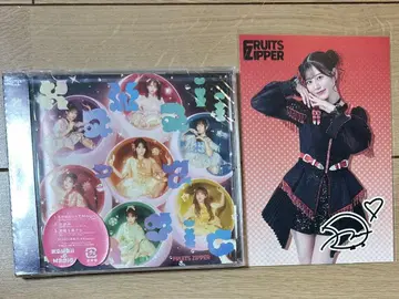 FRUITS ZIPPER 엽서 츠키아시 아마네 블랙 의상