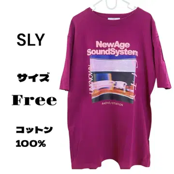 SLY 코튼 T셔츠 Free사이즈
