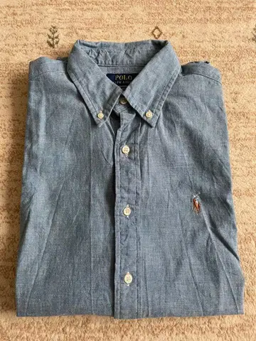 Polo 라이트 블루 버튼다운 셔츠