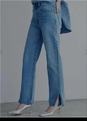 AMERI SLIM STRAIGHT DENIM PANTS