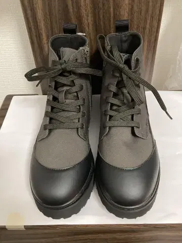 미사용품 호킨스 스포츠 숏부츠 레이스업 부츠 카키 블랙 24cm