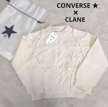 새상품 컨버스 도쿄 클라네 3D 니트 풀오버 CONVERSE