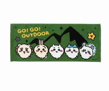치이카와 캠핑에 GO! 페이스 타월