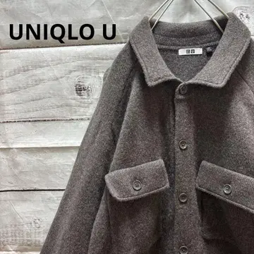 UNIQLO U 라무 니트 자켓 브라운 XXL 가을/겨울 울