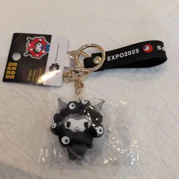 만박 미야쿠미야쿠 산리오 간사이 EXP0 블랙 미야쿠미야쿠 쿠로미짱 키링