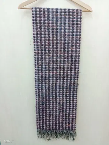 새상품급 다색 직조 무늬 스톨 프랑스제 잡화