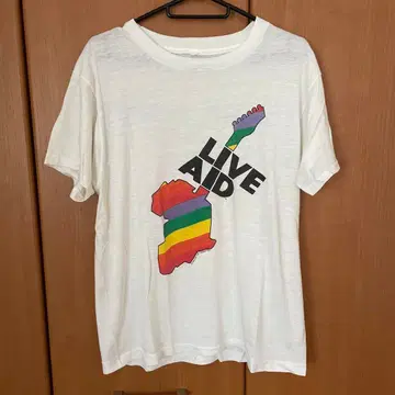 LIVE AID 빈티지 T셔츠 80s 롱베이케이션 기무라 타쿠야