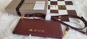 ATAO 버디 버건디 가죽 숄더백