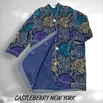 캐슬베리 CASTLEBERRY 니트 코트 꽃무늬 9R