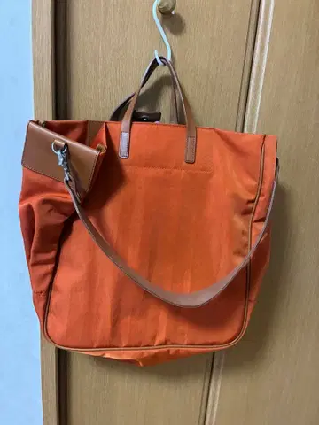 토요오카 가방 GREEZAN 오렌지 토트백
