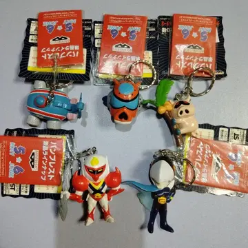 타츠노코 캐릭터 피규어 키링 오다테부타 등 5종 5개