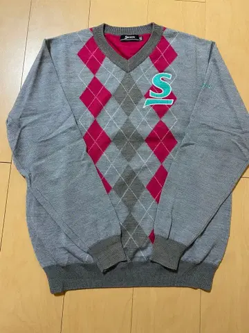 Srixon 다이아몬드 패턴 스웨터 L 사이즈 골프