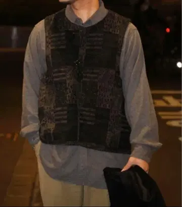 Engineered Garments Over Vest HB Twill M