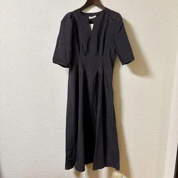 BEAMS 택 포함 새상품 블랙 원피스 허리 턱