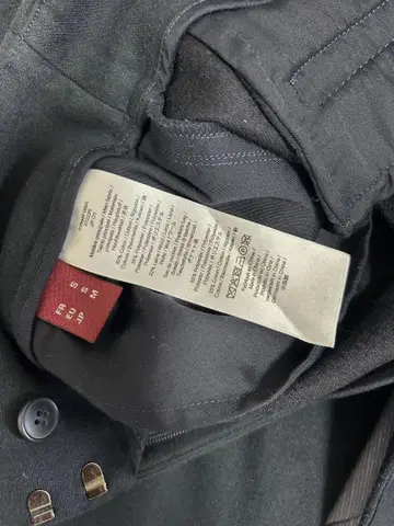 블랙 와이드 팬츠 M 사이즈 턱