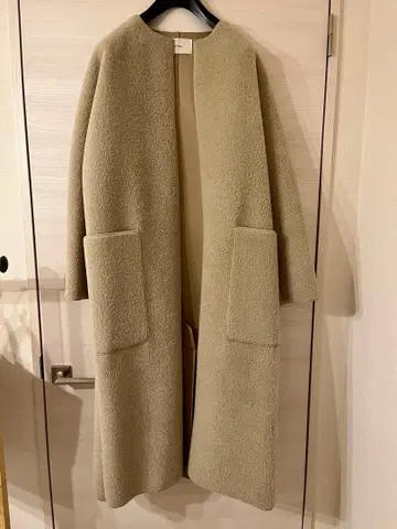 TODAYFUL 베이지 보아 코트