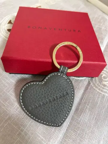 하트 키링 보타라토 가죽