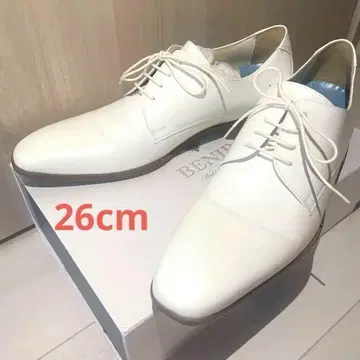 BENIR 신랑 웨딩 슈즈 화이트 26cm