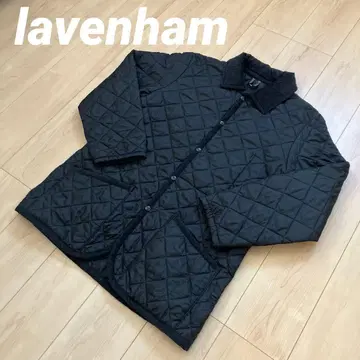lavenham 라벤햄 퀼팅 자켓 블랙 다이아몬드