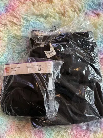 UNIQLO 마리메코 히트텍 터틀넥 T 스커트 세트