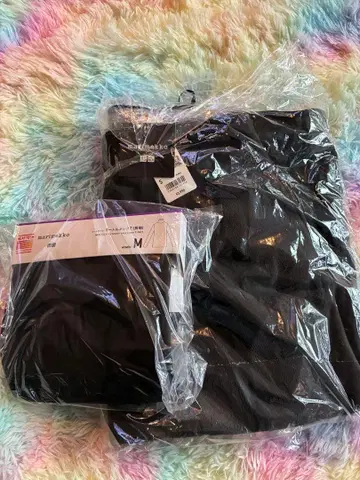 UNIQLO 마리메코 히트텍 터틀넥 T 스커트 세트