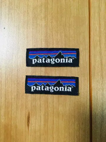 patagonia 자수 패치 와펜 택 4.3 x 1.6