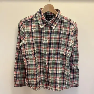 A.P.C. 체크 무늬 셔츠