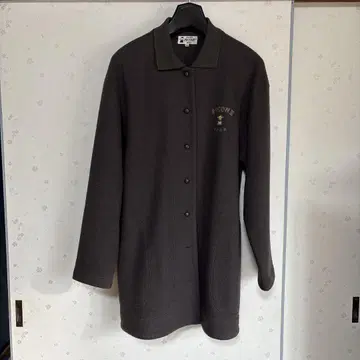 PICONE 다크 브라운 가디건 울 코트 38