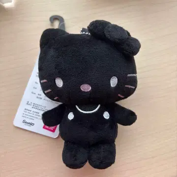 헬로키티 마스코트 참 블랙 50주년 아베일 새상품 택 포함
