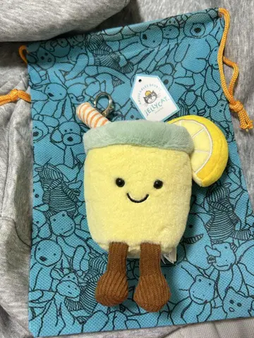 새상품 제리캣 Jellycat 레모네이드 주스 봉투 포함 레몬