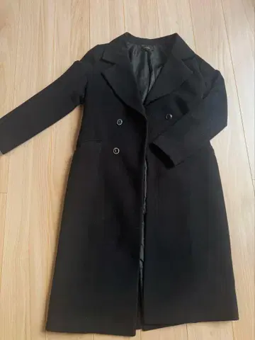 rienda 블랙 체스터 코트 M 롱 코트