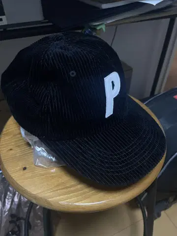 palace 코듀로이 캡 블랙