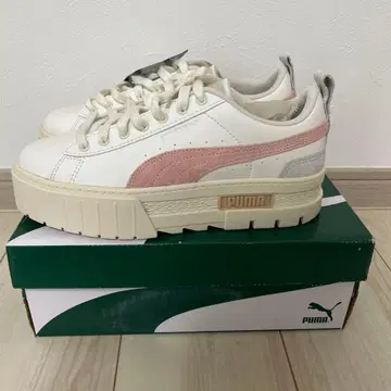 PUMA 플랫폼 스니커즈 화이트/핑크 새상품