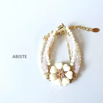 ABISTE 아비스테 팔찌 꽃 비즈
