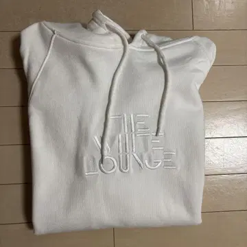 미세스 THE WHITE LOUNGE 화이트 후드티 L 사이즈