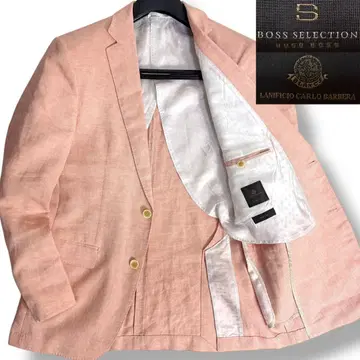J4047 새상품급 휴고보스 셀렉션 카를로 발베라 원단 울 린넨 자켓