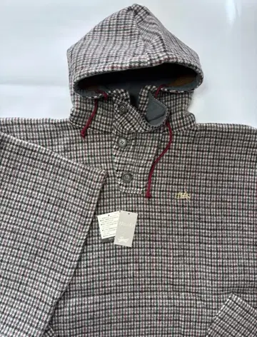 [ 미사용 ] SOU SOU 더블 페이스 울 BIKE 판초 체크